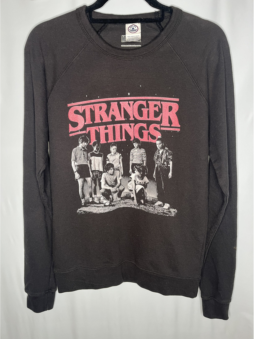 NWOT Netflix Black/Stranger Things Sweatshirt Size Medium